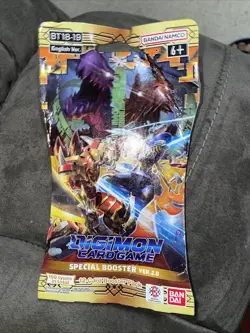 Digimon Card Game Special Booster Ver.2.0 BT18-19 NEW Factory Sealed -fast ship! - Image 1