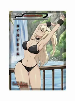 SunInAries - Custom Card - Goddess Waifu Universe Cynthia Cascading Vixen ARC033 - Image 1