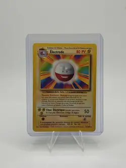 Pokemon Card - Electrode FRENCH Base Set 21/102 Rare - Image 1