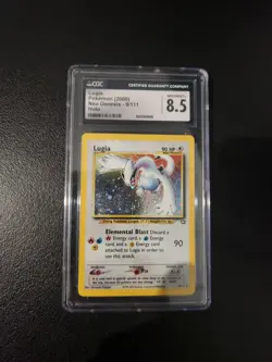 CGC 8.5 Lugia 2000 Neo Genesis 9/111 Holo Pokemon Card - Image 1