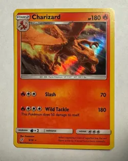 Pokemon TCG Charizard Holo Rare Card 5/18 Detective Pikachu Series NM/ M - Image 1