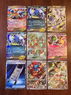 Lot Of 9 Pokemon TCG Set HOLO Rare Cards Assortment Collection Shiny FA EX - Image 1