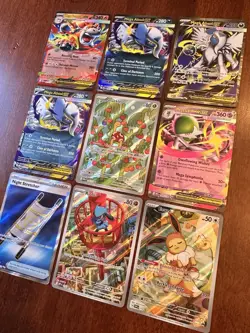 Lot Of 9 Pokemon TCG Set HOLO Rare Cards Assortment Collection Shiny FA EX - Image 3