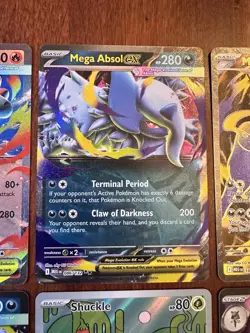 Lot Of 9 Pokemon TCG Set HOLO Rare Cards Assortment Collection Shiny FA EX - Image 5