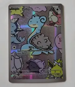 After Skool Hobby Ditto LAPRAS #63 1st edition Series 2 Pokemon Card Holo - Image 1