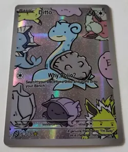 After Skool Hobby Ditto LAPRAS #63 1st edition Series 2 Pokemon Card Holo - Image 2