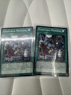 2x Ghostrick Mansion 1st Edition Yugioh Card Lp - Image 1
