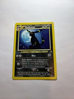 Pokemon TCG Umbreon Neo Discovery Holo Rare Card 13/75 - Image 1