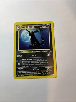 Pokemon TCG Umbreon Neo Discovery Holo Rare Card 13/75 - Image 4