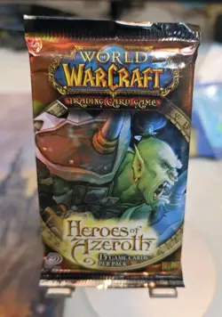 World of Warcraft TCG Heroes of Azeroth Sealed 15 Card Booster Pack - Image 1