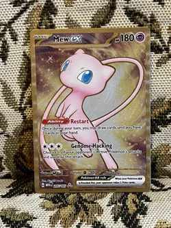 Mew ex 151 Ultimate Premium Collection Metal Card Double Rare 205/165 - Image 1