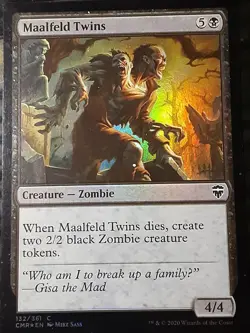 Maalfeld Twins FOIL , Commander Legends , NM , MTG , FREE SHIPPING - Image 1