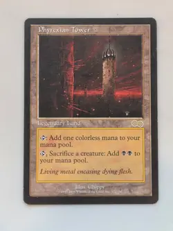 Phyrexian Tower - MTG - Urza's Saga - Magic: The Gathering NM - Image 1