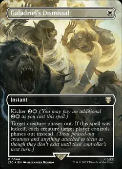 MTG Galadriel's Dismissal - Surge Foil - Borderless, Commander: The Lord of the - Image 1