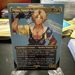 Tidus, Yuna's Guardian (Borderless) Commander: Final Fantasy Regular MTG 0205 - Image 1