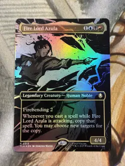 FOIL Fire Lord Azula (0313) (Borderless) MTG Avatar The Last Airbender - NM/M 🔥 - Image 1