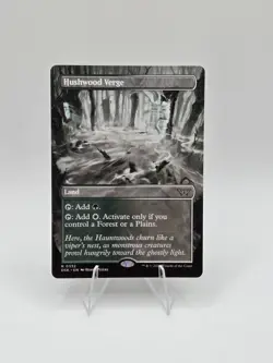 Hushwood Verge (Borderless) Duskmourn: House of Horror Regular Near Mint - Image 1