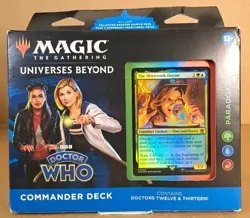 Magic the Gathering Doctor Who Paradox Power Commander Deck Green/Blue/Red - Image 1