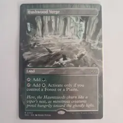 Hushwood Verge DSK Duskmourn MTG 332 RARE BORDERLESS M/NM - Image 1