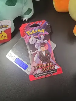 Heavy 33.00g Pokemon TCG Destined Rivals Sleeved Booster Pack - Image 1