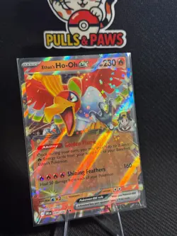 Ethan's Ho-Oh EX 039/182 Double Rare Destined Rivals Pokemon TCG NM - Image 1