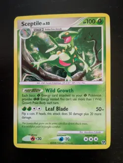 Sceptile Lv. 52 Holo Rare Great Encounters 8/106 Pokemon NM - Image 1