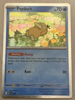 Pokemon TCG Psyduck MEP 007 Mega Evolution Blister Promo - Image 1