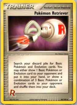 Pokemon Retriever 84/109 Uncommon Team Rocket Returns NM - Image 1