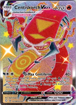 Centiskorch VMAX SV109/SV122 Shining Fates: Shiny Vault Pokemon TCG NM - Image 1