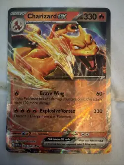 Pokemon TCG Charizard EX 006/165 Scarlet & Violet 151 Double Rare Mint Condition - Image 1