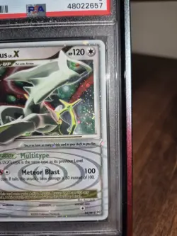 Pokemon TCG Arceus Lv X 95/99 Ultra Rare Holo PSA 9 Platinum Arceus LowPop Swirl - Image 2