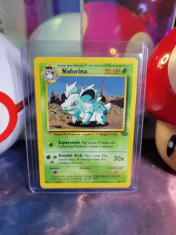 Nidorina 40/64 Pokemon TCG Jungle Unlimited Regular Uncommon MP - Image 1