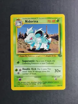 Nidorina 40/64 Pokemon TCG Jungle Unlimited Regular Uncommon MP - Image 2
