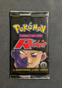 Pokemon TCG Team Rocket 1st Edition Sealed Pack (Giovanni) - Image 1