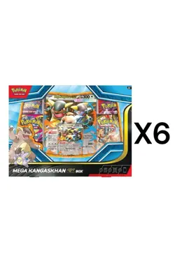 Pokemon TCG Mega Kangaskhan ex COLLECTION BOX CASE Factory Sealed 6 Boxes - Image 1