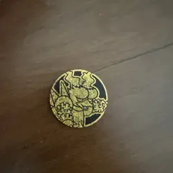 Magmar S-Chinese 151 Ultra Rare Gold Holo Pokemon Coin - Image 1