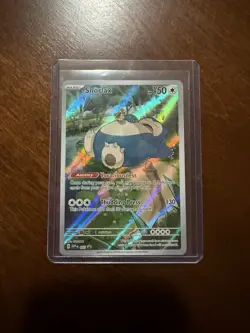 Snorlax Scarlett & Violet Black Star Promo 051 Illustration Holo Rare Pokemon - Image 1