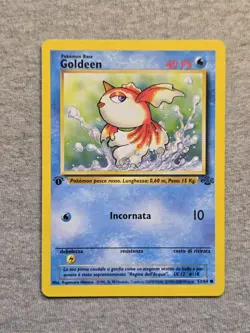 Pokemon Goldeen 53/64 Jungle 1st Edition ITALIAN - Image 1