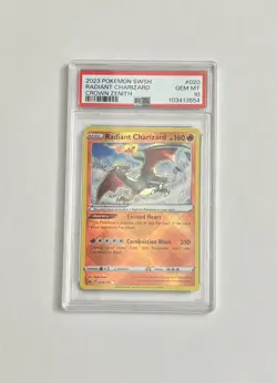 2023 Pokemon Crown Zenith Radiant Charizard 020/159 PSA 10 Gem Mint!! - Image 3