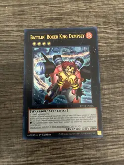 Battlin' Boxer King Dempsey (UR) LD10-EN036 | Ultra Rare | 1st Edition | LP/NM | - Image 1