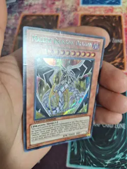 Yu-Gi-Oh! TCG Malefic Rainbow Dragon YMP1-EN005 Secret Rare Limited LP - Image 3