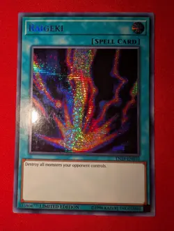 YUGIOH! Raigeki TN19-EN010 - Prismatic Secret Rare - Limited Edition - Image 1