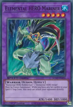 Elemental HERO Mariner - SGX2-ENA24 - Common - 1st Edition - Lightly Played - Image 1