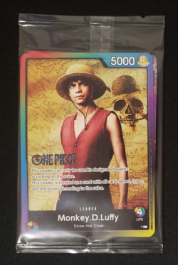 One Piece TCG Monkey.D.Luffy Battle Live Action/Anime Promo Sealed - Image 1
