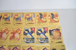 Lot of 42 Charizard Pokemon Fan Art Gold Foil Cards (J4400G) - Image 4
