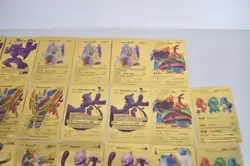 Lot Of 38 Assorted Pokemon Fan Art Gold Foil Cards (J4402G) - Image 3