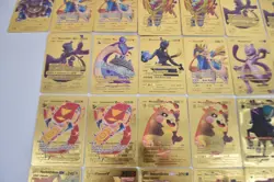 Lot Of 38 Assorted Pokemon Fan Art Gold Foil Cards (J4402G) - Image 4