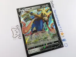 2020 Zacian V Black Star Promo card SWSH018 Pokemon SWSH LP/MP - Image 3