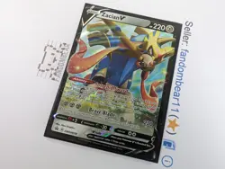 2020 Zacian V Black Star Promo card SWSH018 Pokemon SWSH LP/MP - Image 4