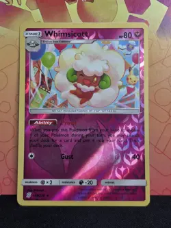 REVERSE HOLO Whimsicott 144/236 NM-) Unified Minds Pokemon Card Pikachu Shibuzoh - Image 1